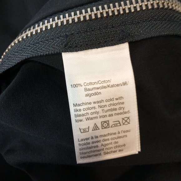 J.Crew Always Navy Cobalt Anorak 1/4-Zip Jacket XL - Picture 12 of 15